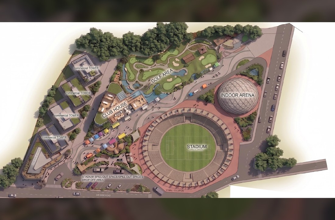 Anna Saheb Magar Stadium masterplan, Pimpri-Chinchwad